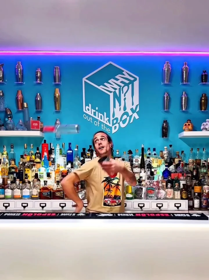 Drink Out of the Box studio wall